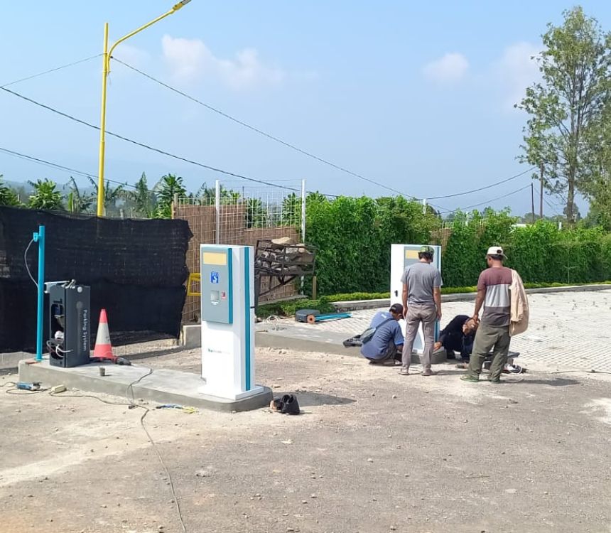 Pemasangan  Barier Gate